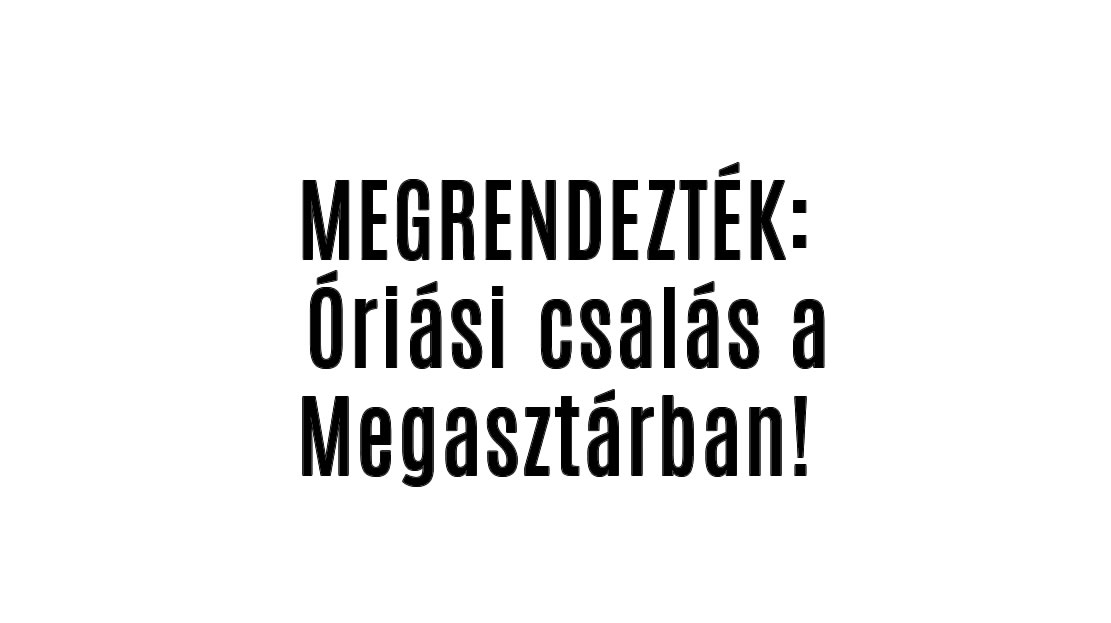 MEGRENDEZTÉK: Óriási csalás a Megasztárban!